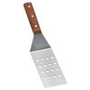 12" Stainless Steel Spatula Turner Riveted Wood Handle Perforated BBQ Grilling
