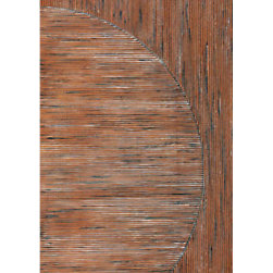 Japanese Style Hand Carved Mahogany Single Door, Right - Front Doors