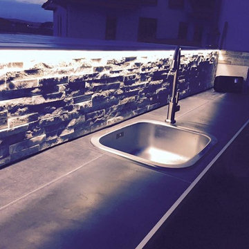 Innovatives Wohnen -Outdoor Kitchen