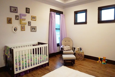 Inspiration for a contemporary nursery remodel in Austin