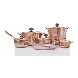 Amoretti Brothers Copper Cookware set of 11 - Cookware Sets