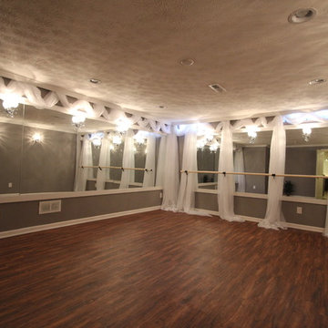 Avon Lake Basement Remodel with Dance Studio