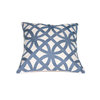 Circles Crewel Cashmere Embroidered Pillow Cover