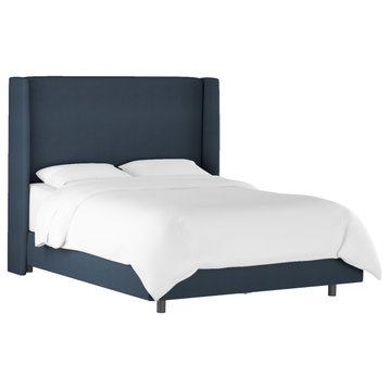 Maxwell Wingback Bed, Mystere Eclipse, California King