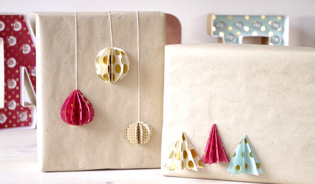 Give Gifts a Unique Twist With These Folded Paper Decorations