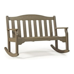 Siesta's Quest Rocking Bench - Outdoor Rocking Chairs