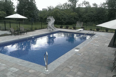 Inspiration for a pool remodel in New York