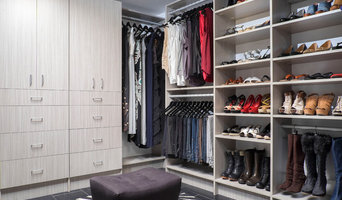 Concrete Walk-in Closet