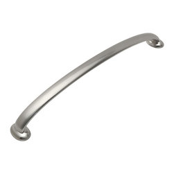 Cosmas - Cabinet Pull, 7-1/2" Hole Centers, Satin Nickel, Set of 10 - Cabinet And Drawer Handle Pulls