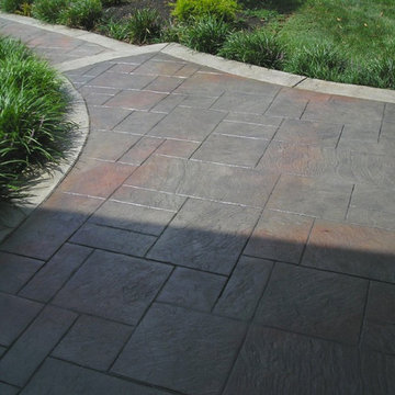 Stamped Concrete- Steps and Walkways