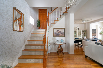 Inspiration for a timeless entryway remodel in Denver