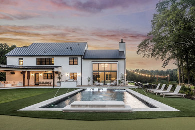 Inspiration for a cottage pool remodel in Other