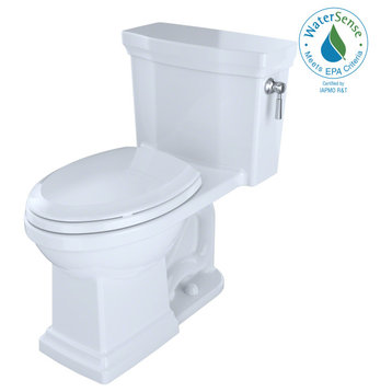 Toto Promenade II 1P Elong 1.28GPF Toilet and RH Trip Lever Colonial White