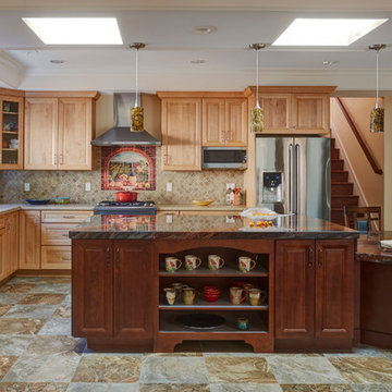 Warm & Traditional Cupertino Kitchen