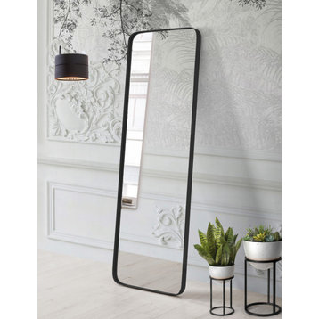 Decorative Mirror, Black, 22x65