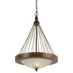 Cal - Cal Monticello - Three Light Pendant, Pendant - Shade Included: YesPendant * Number of Bulbs: 3 * Wattage: * Bulb Type: * Bulb Included: No * UL Approved: