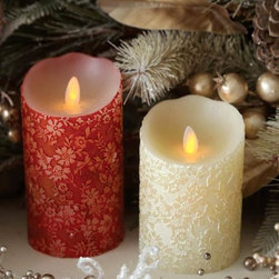 Queen Anne's Lace Flicker Candle - Candles