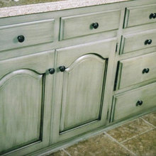glazed cabinets