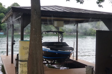 Spider Control Misting Systems for Boat Docks