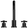 Avanity Messina 8 in. Widespread 2-Handle Bath Faucet in Matte Black finish