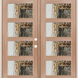 HCO Keystone Mahogany Double - Front Doors