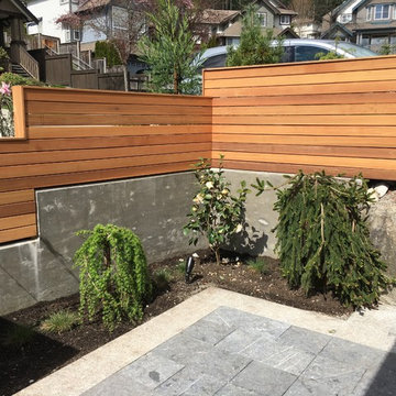 Closer view, courtyard planting