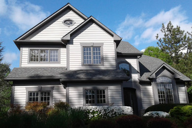 Example of a classic exterior home design in DC Metro
