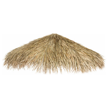 Backyard X-Scapes Natural Mexican Palm Thatch Umbrella Cover, 12ft D