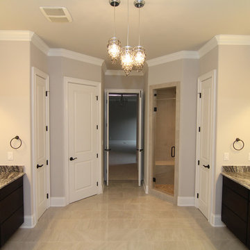 His and Her Bath Layout