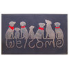 A1HC Designer "Welcome" Rubber Doormat