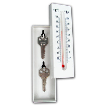 Thermometer Outdoor Hide-A-Key by Stalwart