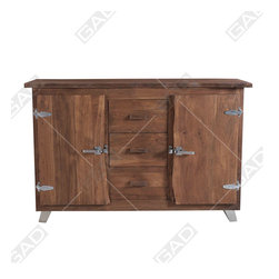 THE SOMBRE INDUSTRIAL SIDEBOARD -INDUSTRIAL FURNITURE - Home Office Furniture