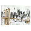 "New York Skyline I" by Avery Tillmon, Canvas Print, 18"x12"