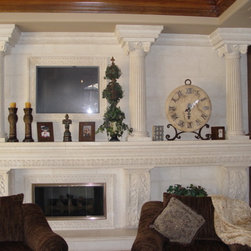 Fireplace surrounds and mantels - Indoor Fireplaces