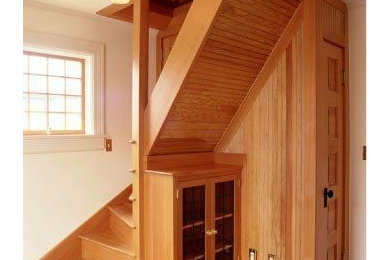 Inspiration for an eclectic staircase remodel in San Francisco