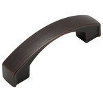 Cosmas - Cosmas 616-030ORB Oil Rubbed Bronze Subtle Arch Cabinet Pull - 3" Hole Centers