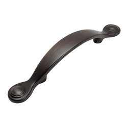 Cosmas - Cosmas 7959FB Cabinet Pull, 3" Hole Centers, Set of 5, Oil Rubbed Bronze - Cabinet And Drawer Handle Pulls