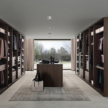 Tecnopolis Free Walk-in Closet Arrangement #2, Presotto Italy
