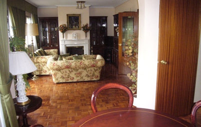 ¡Vaya cambio! Una luminosa zona de día en un chalé de Madrid