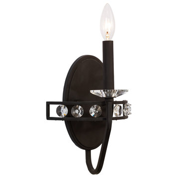 Varaluz 363W01 Monroe 11" Tall Wall Sconce - Carbon