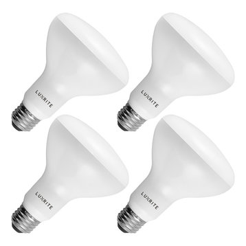 BR30 LED Flood Light Bulbs Soft White 650lm 9W E26 4-Pack