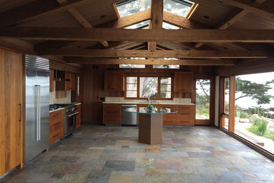 Mountain style home design photo in San Francisco