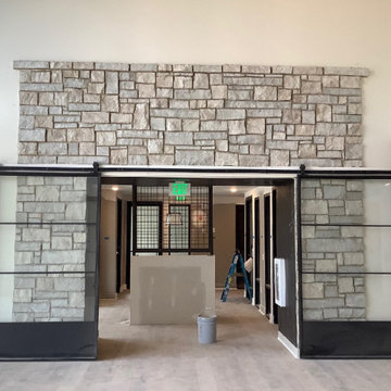 Catskill Ashlar Style Natural Stone Veneer Interior Accent Wall