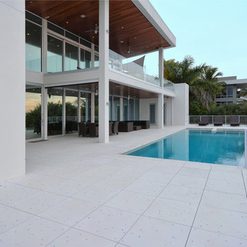 Elevated Pool House