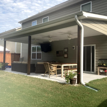 Blythewood SC Covered Backyard Patio