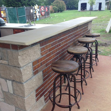 Cedar Pavilion and outdoor kitchen
