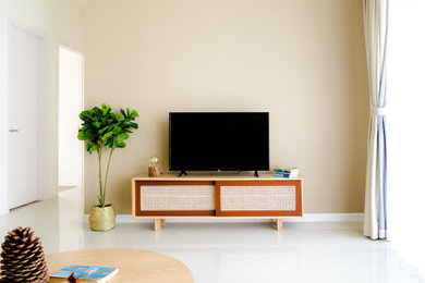 Inspiration for a living room remodel in Other