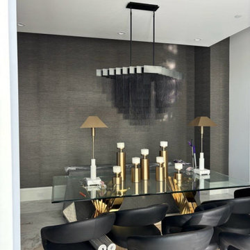 Wallpaper installation Dining Room in Milpitas