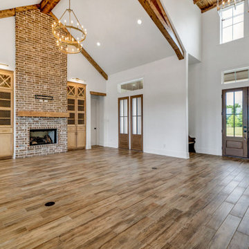Architectural Designs Modern Farmhouse Plan 56460SM comes to life in Texas!