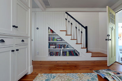 Staircase - coastal staircase idea in Boston